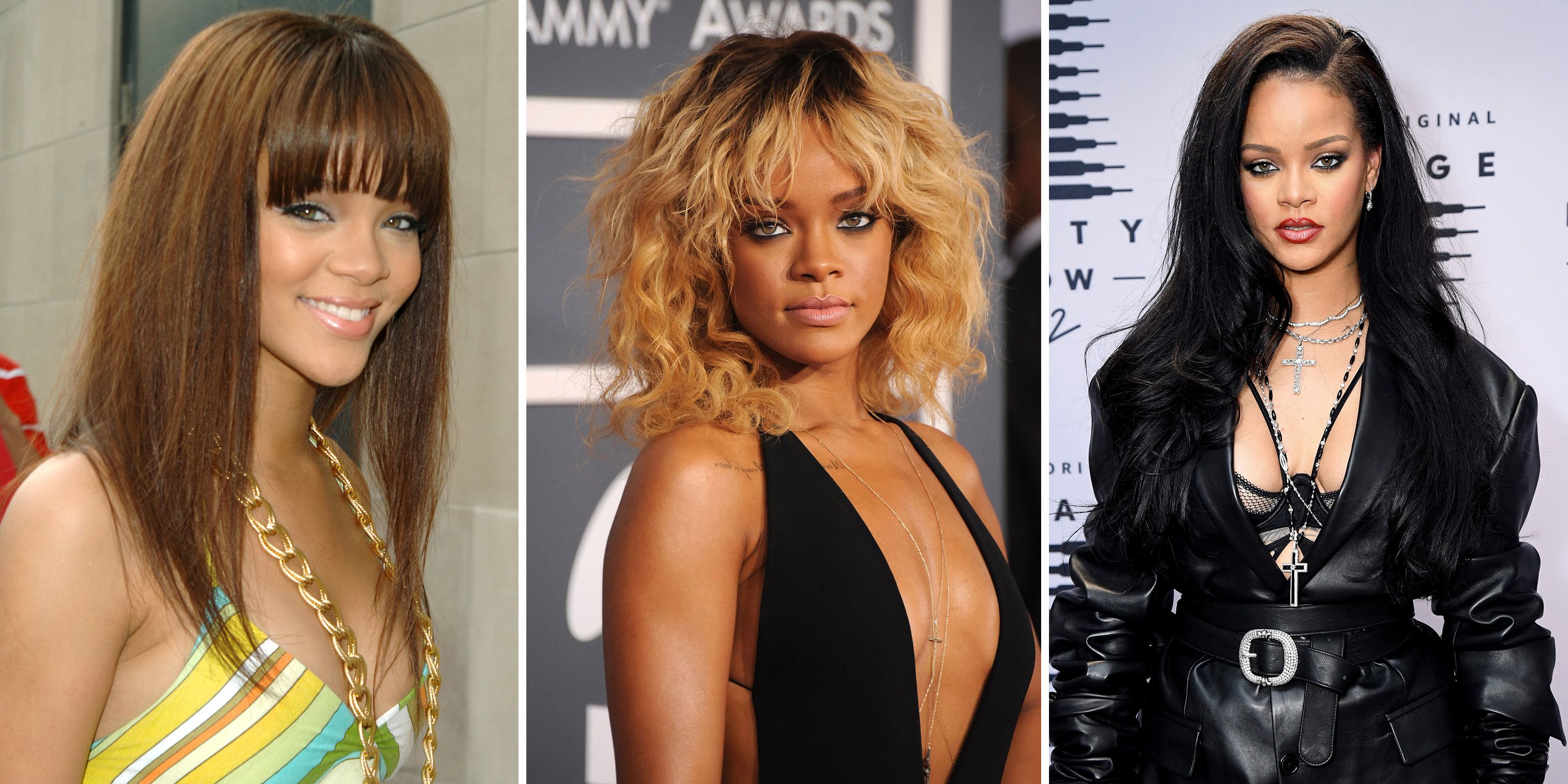 Rihanna Just Revisited Her 'Umbrella' Era With Side Bangs—See Pics | Glamour